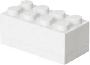 LEGO Set van 2 Opbergbox Mini 8 Wit