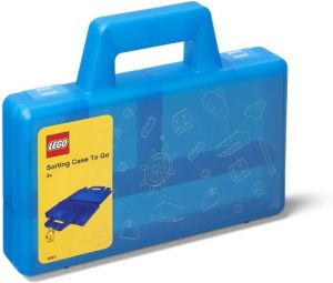 LEGO Set van 4 Sorteerkoffer To Go Blauw