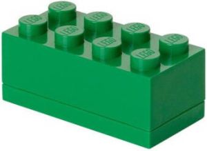 LEGO Set van 6 Opbergbox Mini 8 Groen