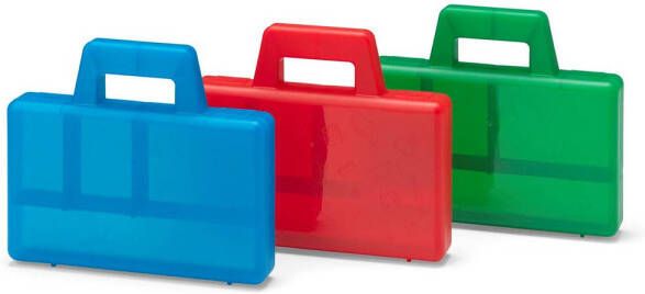 LEGO Sorteerbox Set van 3 Stuks WebOnly Verpakking Kunststof Multicolor