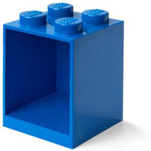 LEGO Wandschap 4 Brick Blauw Polypropyleen