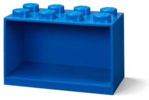 LEGO Wandschap 8 Brick Blauw Polypropyleen