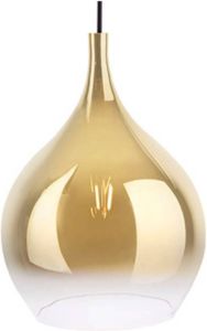 Leitmotiv hanglamp Drup 26 x 35 5 cm E27 glas 40W goud