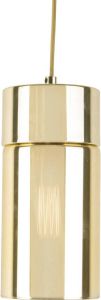 Leitmotiv Lax Hanglamp -Glas gold metal 12x24 5cm