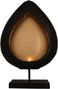 Lesli Living Kaarsenstandaard druppelvormig op standaard 23x11x41 cm