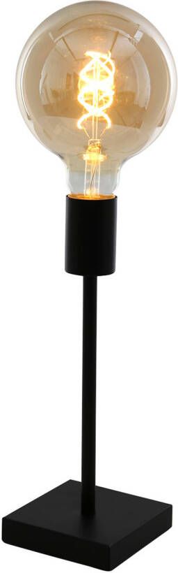 LichtXpert Mexlite Minimalics Tafellamp Zwart 23 cm hoog