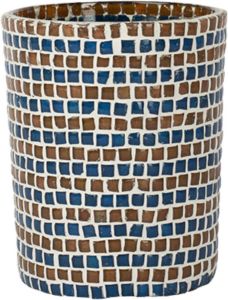 Lifestyle windlicht shelby medieval blue maat l