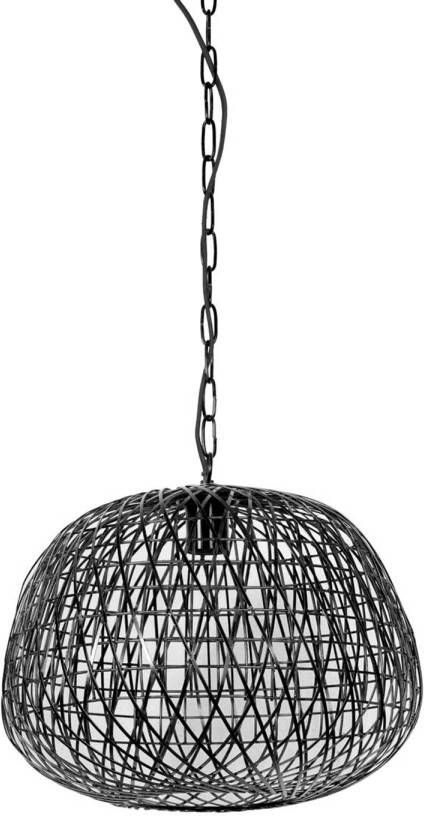 Light & Living Hanglamp Alwina 40x40x35 Zwart