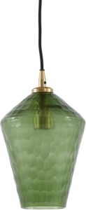 Light & Living Hanglamp Delila 18x18x27 Groen