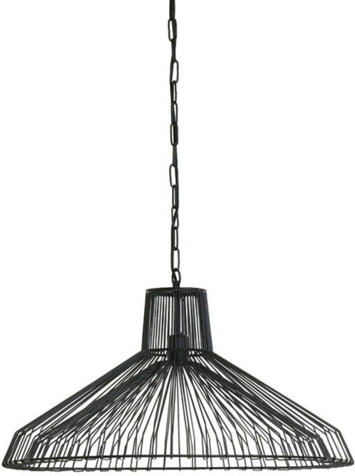 Light & Living Hanglamp Kasper 65x65x37 Zwart