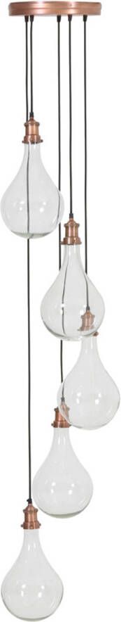 Light & Living Hanglamp Quirina 30x30x190 Brons