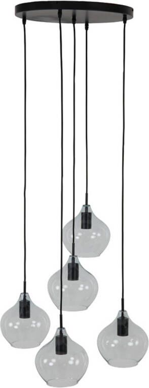 Light & Living Hanglamp Rakel 61x61x66 Zwart