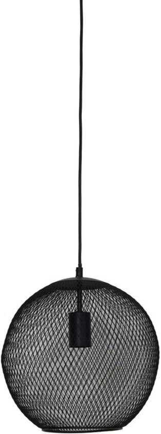 Light & Living Hanglamp Reilley 30x30x29 Zwart