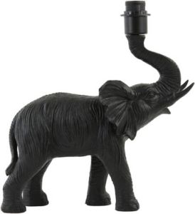 Light & Living Elephant Lampvoet 1 lichts h:40cm mat zwart ex. kap