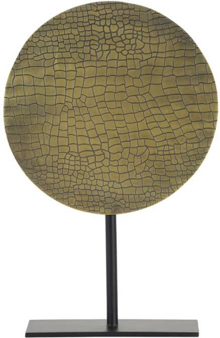 Light & Living Light&living Ornament op voet 25x10x39 cm CASIM ant brons croco-mat...