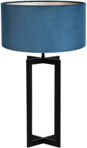 Light & Living Mace Tafellamp Zwart blauw