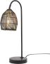 Light & Living Tafellamp MEYA 23x18x60cm Zwart - Thumbnail 1