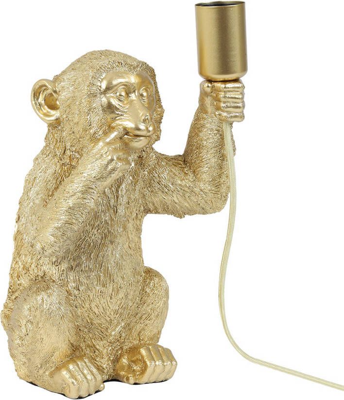 Light & Living Monkey Tafellamp Goud