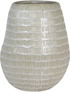 Light & Living Vaas RAM 26x26x31.5 Wit
