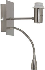 Light & Living Wandlamp+ledflex REGINA 20x11x35cm Zilver