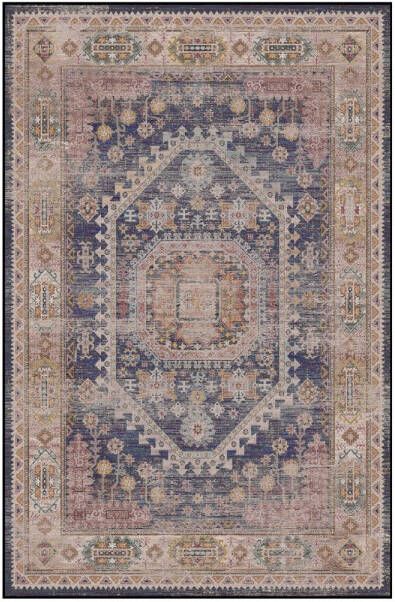 Lizzely Garden & Living Vloerkleed vintage 200x300cm rood blauw perzisch oosters tapijt