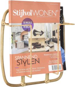 Loft42 Bamboe Tijdschriftenrek Small Bruin 33x31x10