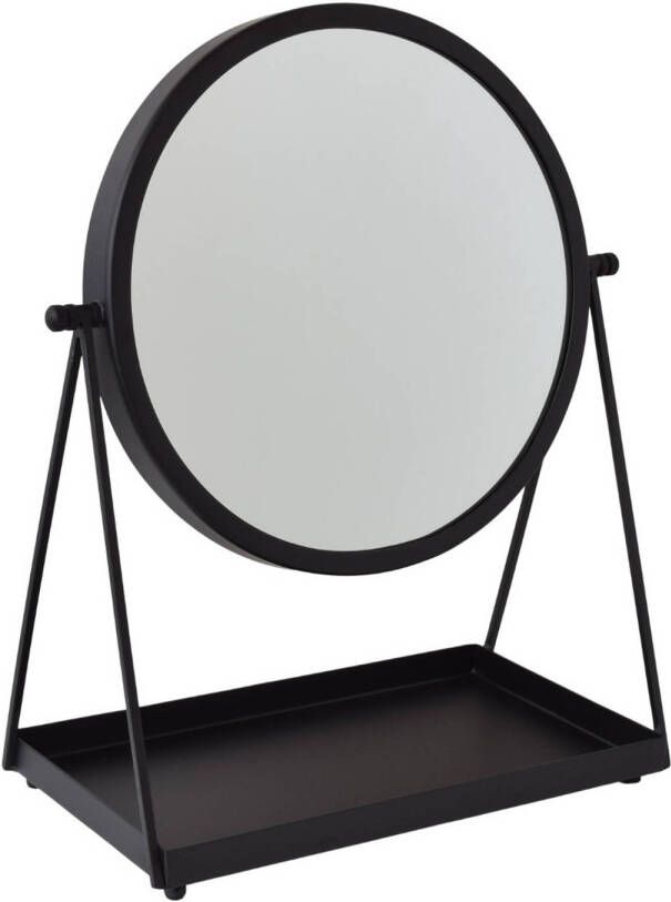 Loft42 Tafelspiegel Vonki Zwart Metaal 49x40x21