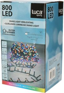 Luca Lighting Kerstverlichting gekleurd buiten 800 lampjes 1600 cm inclusief timer Kerstverlichting kerstboom