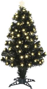 Luca Lighting Tweedekans kerstboom fiber 90 cm met sterren lampjes Kunstkerstboom