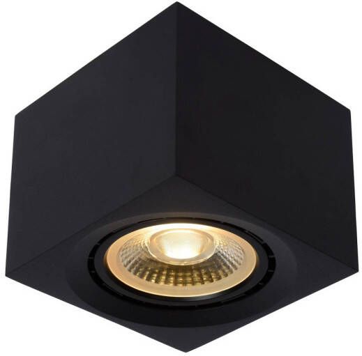 Lucide Fedler Plafondspot Led Dim To Warm Gu10 1x12w 2200k 3000k Zwart