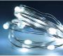 Lumineo Timer draadverlichting zilverdraad 20 witte lampjes 95 cm Lichtsnoeren - Thumbnail 1
