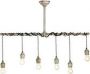 Lumineo ijzeren Hanglamp Industriële Hanglamp Hanglampen Eetkamer Industrieel -108cm breed Grijs - Thumbnail 2