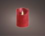 Merkloos LED kaars stompkaars kerst rood 10 cm flakkerend Kerst diner tafeldecoratie Home deco kaarsen LED kaarsen - Thumbnail 1