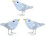 Lumineo Kerstverlichting vogel koel-wit 30 LED 16 cm kerstverlichting figuur - Thumbnail 2