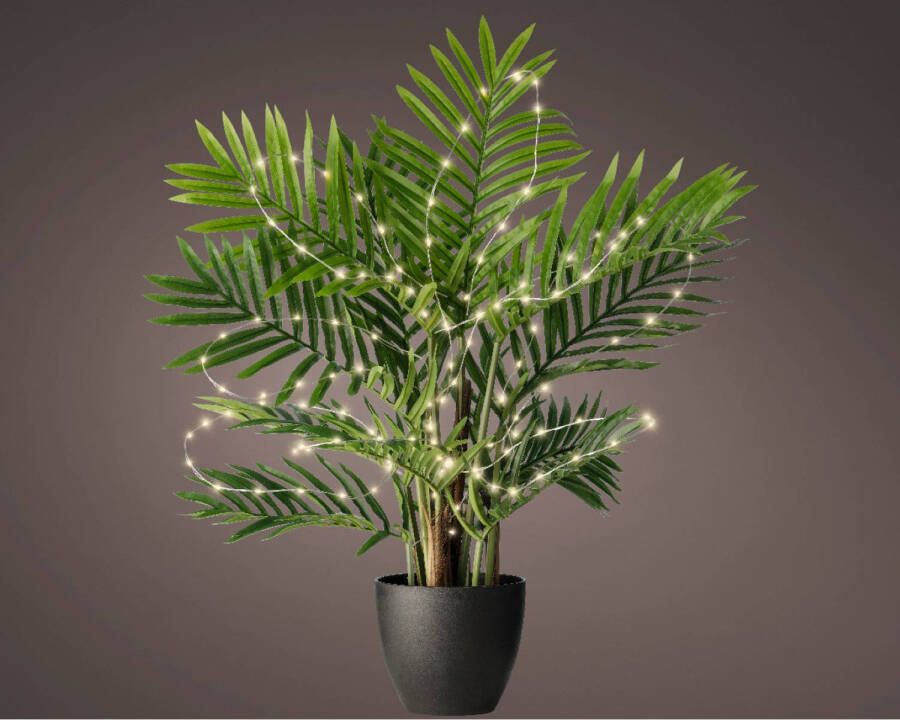 Lumineo microled plant bo l80 cm zilver wit kerstverlichting