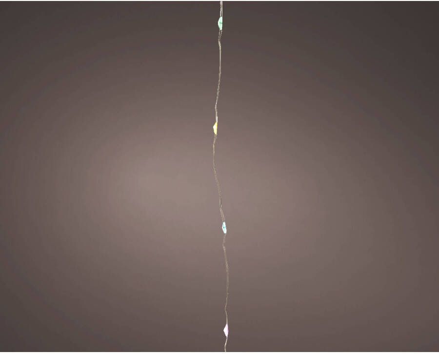 Lumineo MicroLED string BO l195 cm zilver zmlt kerst