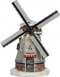 Luville Collectables Nederlandse windmolen 15 5 x 13 x 22 5 cm