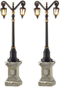 Luville Twee klassieke lantaarnen 14 5 cm hoog
