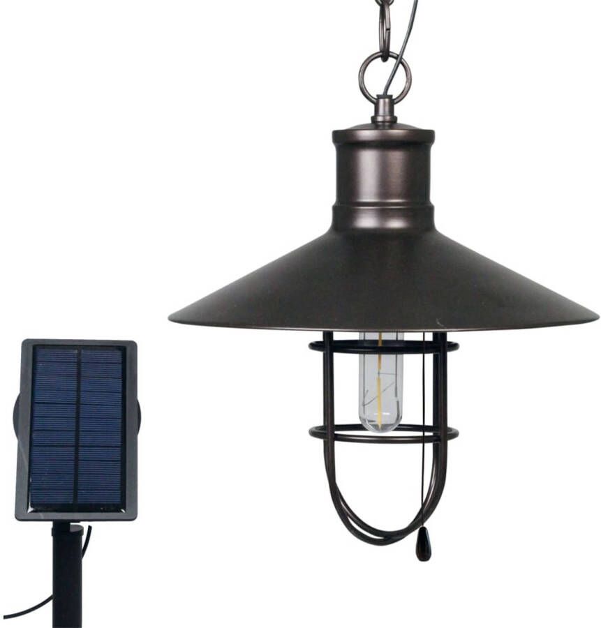 Luxform Solartuinlamp LED Calendon donkerbrons 34112