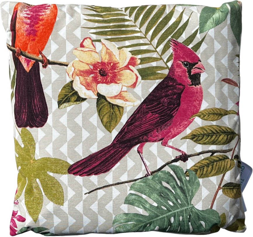 Madison Buiten sierkussen all weather Toscane Bird 45 x 45 x 10 cm