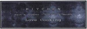 MD-Entree Keukenloper Cook&Wash Love Cooking 50 x 150 cm
