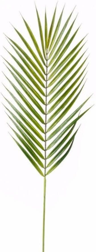Merkloos 12x Kunstplanten Chamaedorea palm bladeren 75 cm Kunstbloemen
