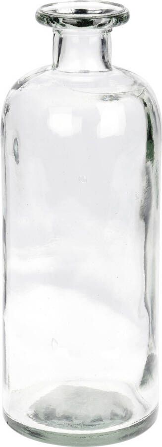 Merkloos 1x Glazen vaas vazen 1 5 liter van 10 x 30 cm Vazen