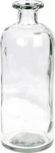 Merkloos 1x Glazen vaas vazen 1 5 liter van 10 x 30 cm Woondecoratie accessoires Home deco Bloemenvazen Glazen vazen voor bloemen en takken Vazen