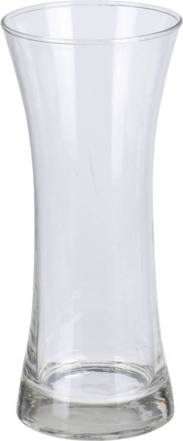 Merkloos 1x Glazen vaas vazen 3000 ml van 11 x 25 cm Vazen