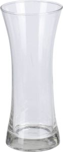 Merkloos 1x Glazen vaas vazen 3 liter van 11 x 25 cm Woondecoratie accessoires Home deco Bloemenvazen Glazen vazen voor bloemen en boeketten Vazen