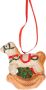 Bellatio Decorations 1x Kerstornamenten hobbelpaard hanger 8 cm Kerstboomversiering kerstboomdecoratie kersthangers - Thumbnail 2