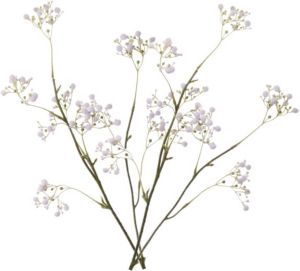 Merkloos 2x Stuks Kunstbloemen Gipskruid gypsophila Takken Wit 66 Cm Kunstbloemen