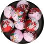 Merkloos 18x Kunststof kerstballen met kerstmannen en sneeuwpoppen 6 cm Kerstbal - Thumbnail 2
