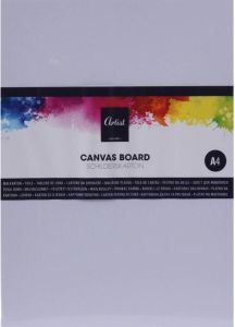 Merkloos A4 Schilderkarton met canvas 30 x 21 cm Schildersdoeken